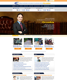 Mẫu thiết kế website công ty luật
