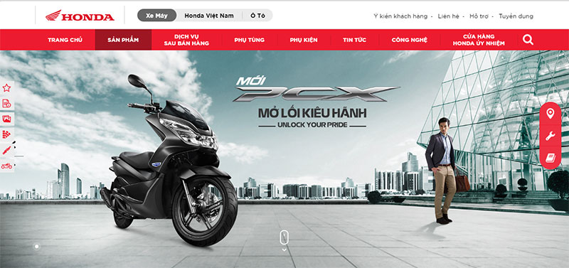 Website Honda Việt Nam