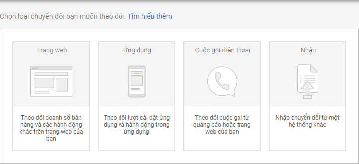 Hướng dẫn cài đặt theo dõi chuyển đổi gọi điện thoại trong Google Adwords - Hiweb